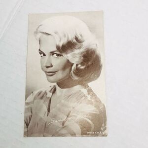 vintage Sandra Dee arcade card 1960's 5.5x3.5 printed in usa